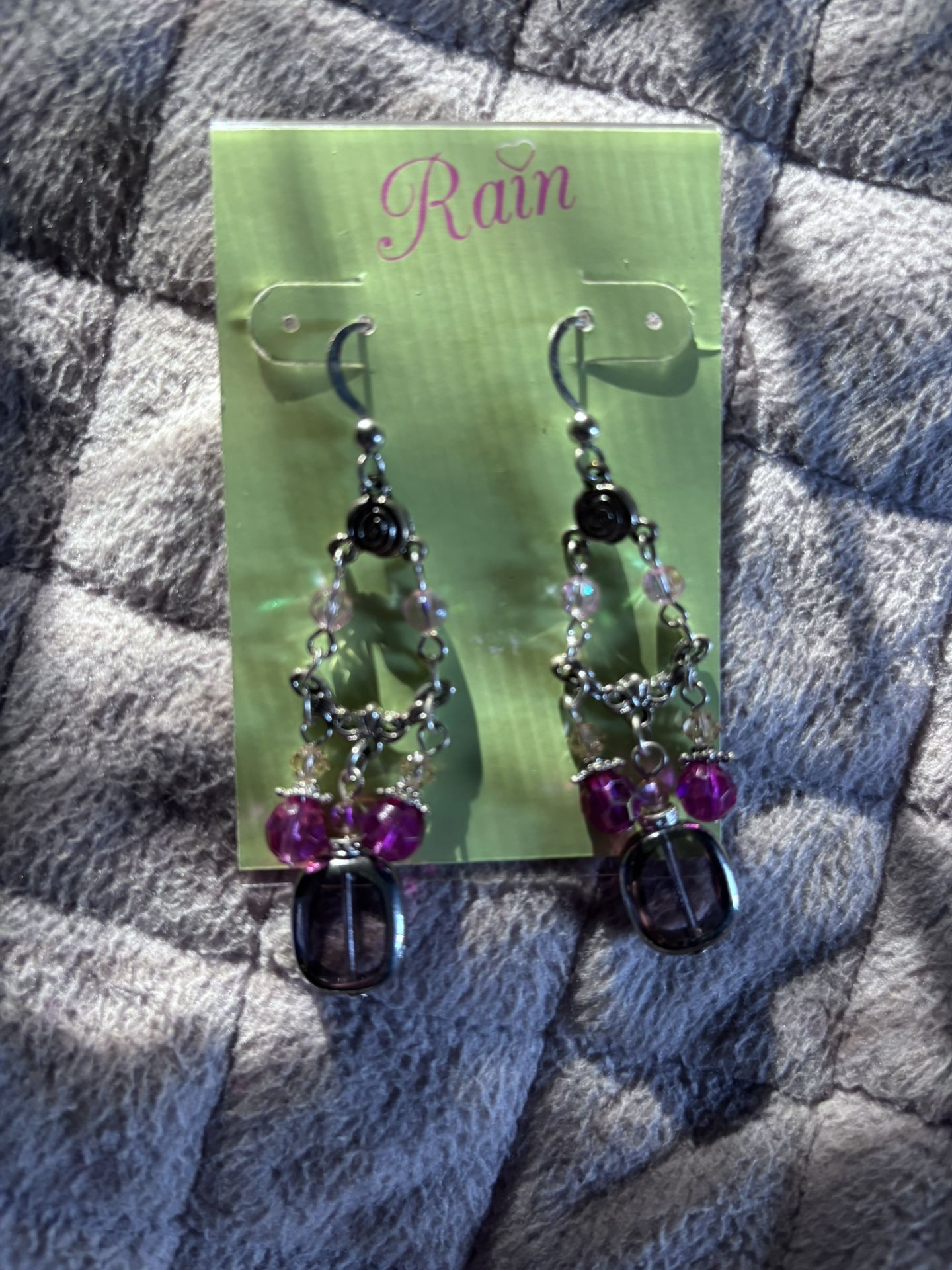 Pair Of Rain Earrings