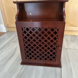 Wall Mounted Solid Wood Cabinet