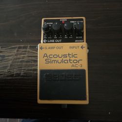 Boss Acoustic Simulator Pedal