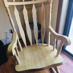 All Wood Rocking chair 