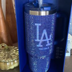 New Dodgers Bling Tumbler