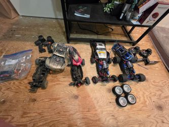 Arrma and traxxas RC cars