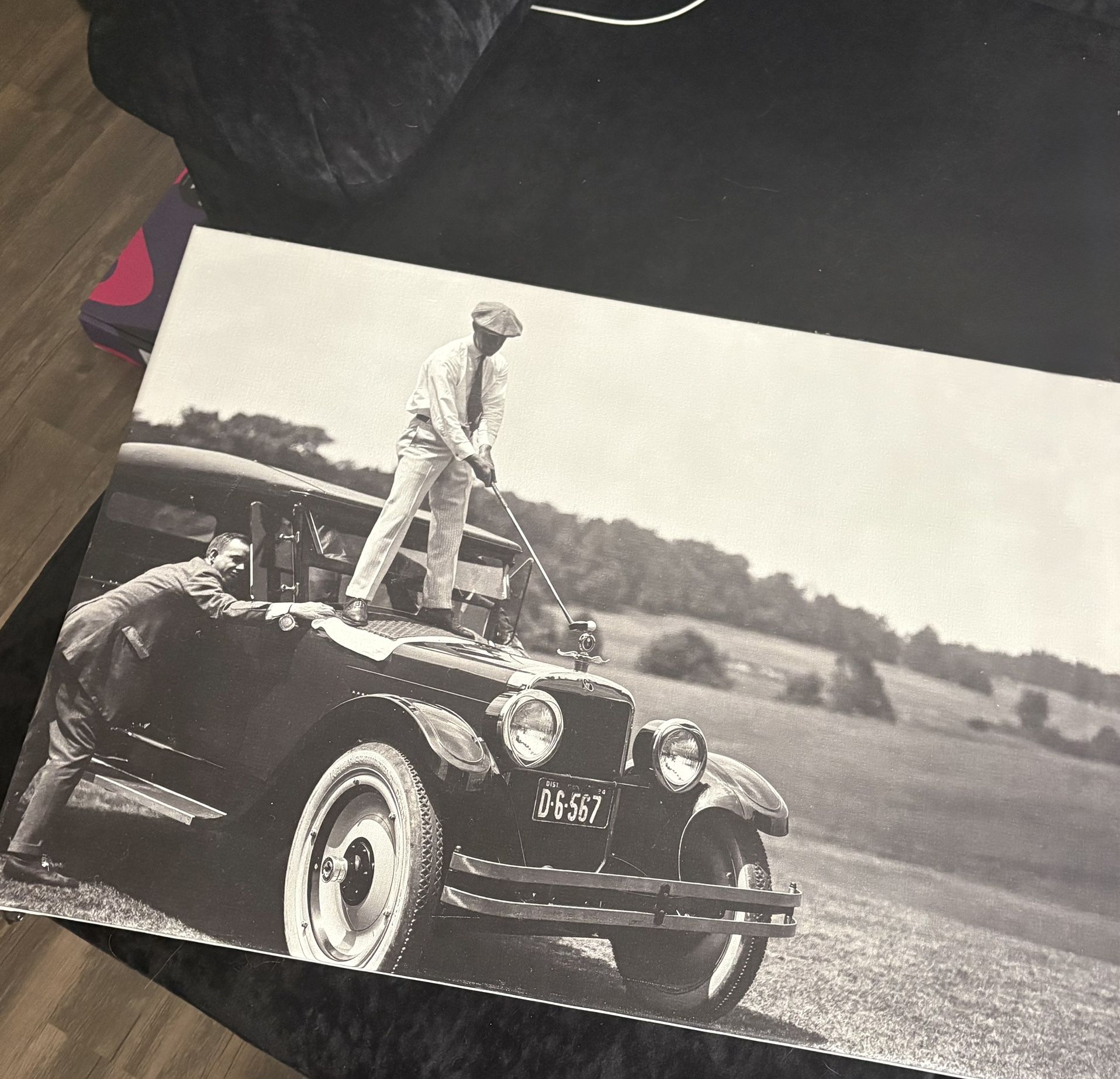 Vintage Golf Canvas