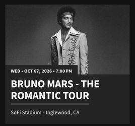 Bruno Mars - The Romantic Tour