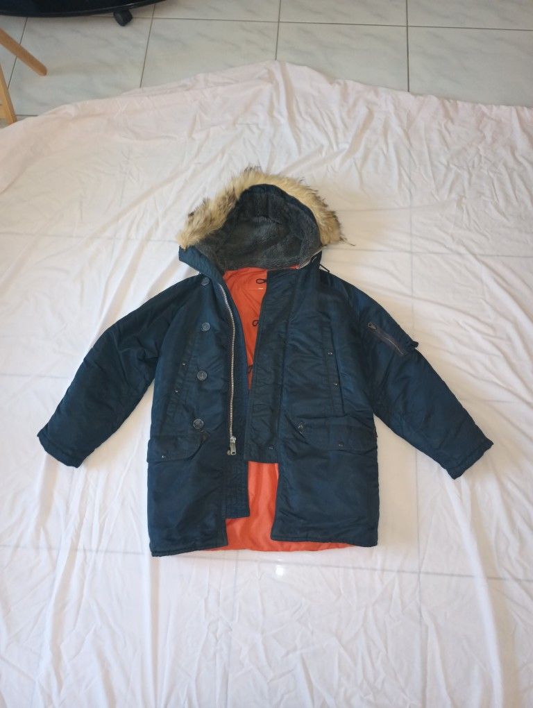 Vintage 60s USAF N-3B Hooded Flight Jacket