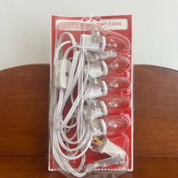5-Bulb C7 C-7 10 Foot Light Cord - Brand New - Perfect for Villages, Blow Molds