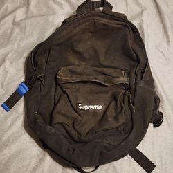 Supreme backpack book bag. Authentic