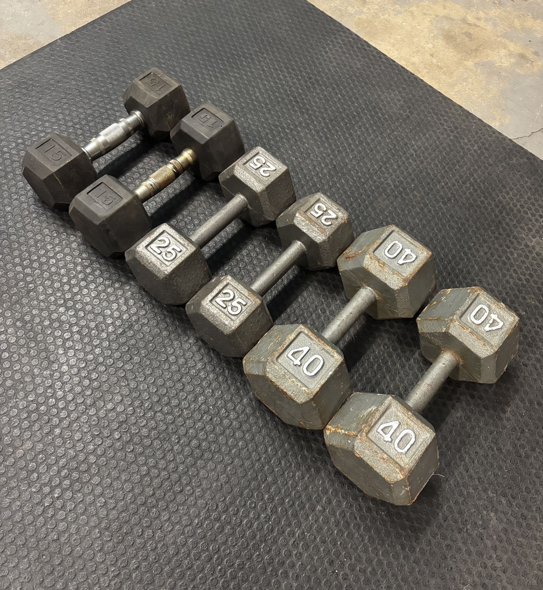 Hex Dumbbells - 160 Lbs