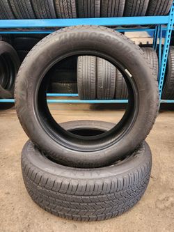🔥 (2) 235 55 20 Bridgestone Alenza All Season Tires