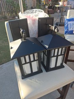 Outdoor wall lanterns/lamps