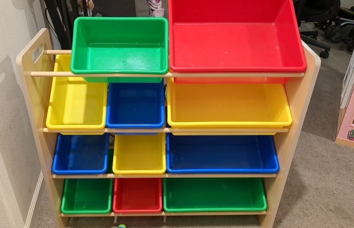 Toy Storage Bin Organizer 