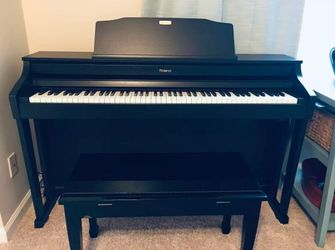 Roland Piano with Leather Stool