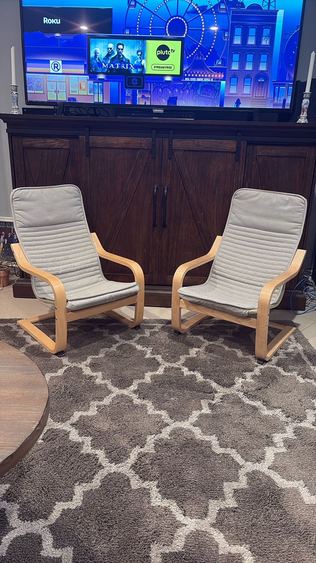 POÄNG Set Of 2 Kids Arm Chairs