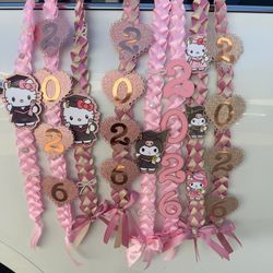 Hello kitty Kuromi Melody graduation leis