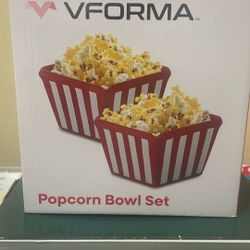 Popcorn Bowel Set 