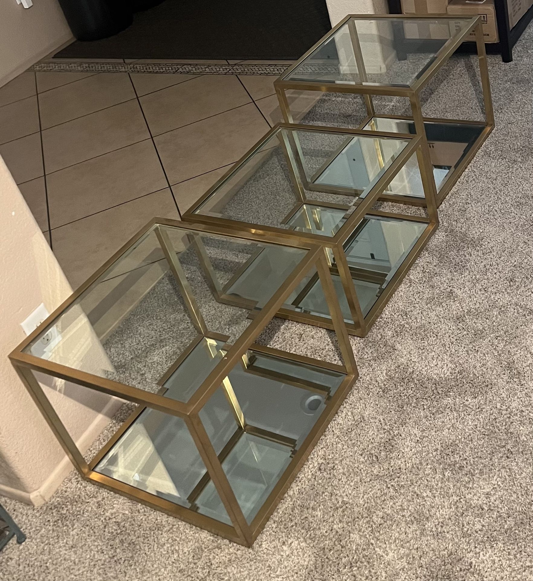 Decorative Glass/mirror Tables