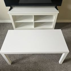 TV Stand (IKEA) + Coffee Table