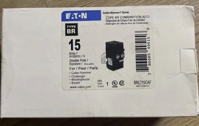 Eaton Circuit Breaker 2 Pole 20 Amp