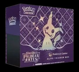 Pokémon Paldean Fates Elite Trainer Box Pokémon Center