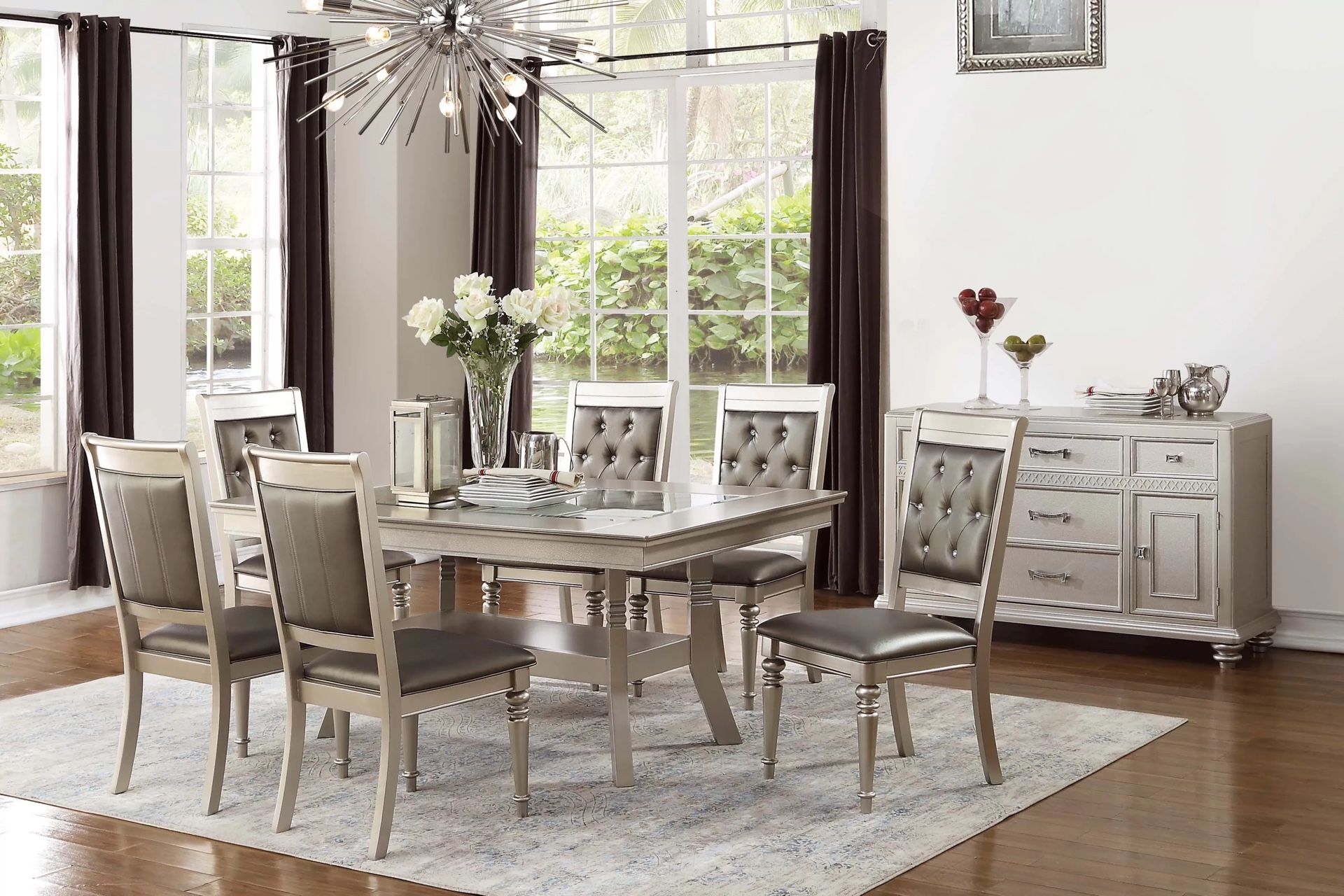 7 PC DINING TABLE SET