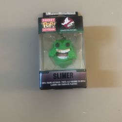 Slimer funko pop keychain