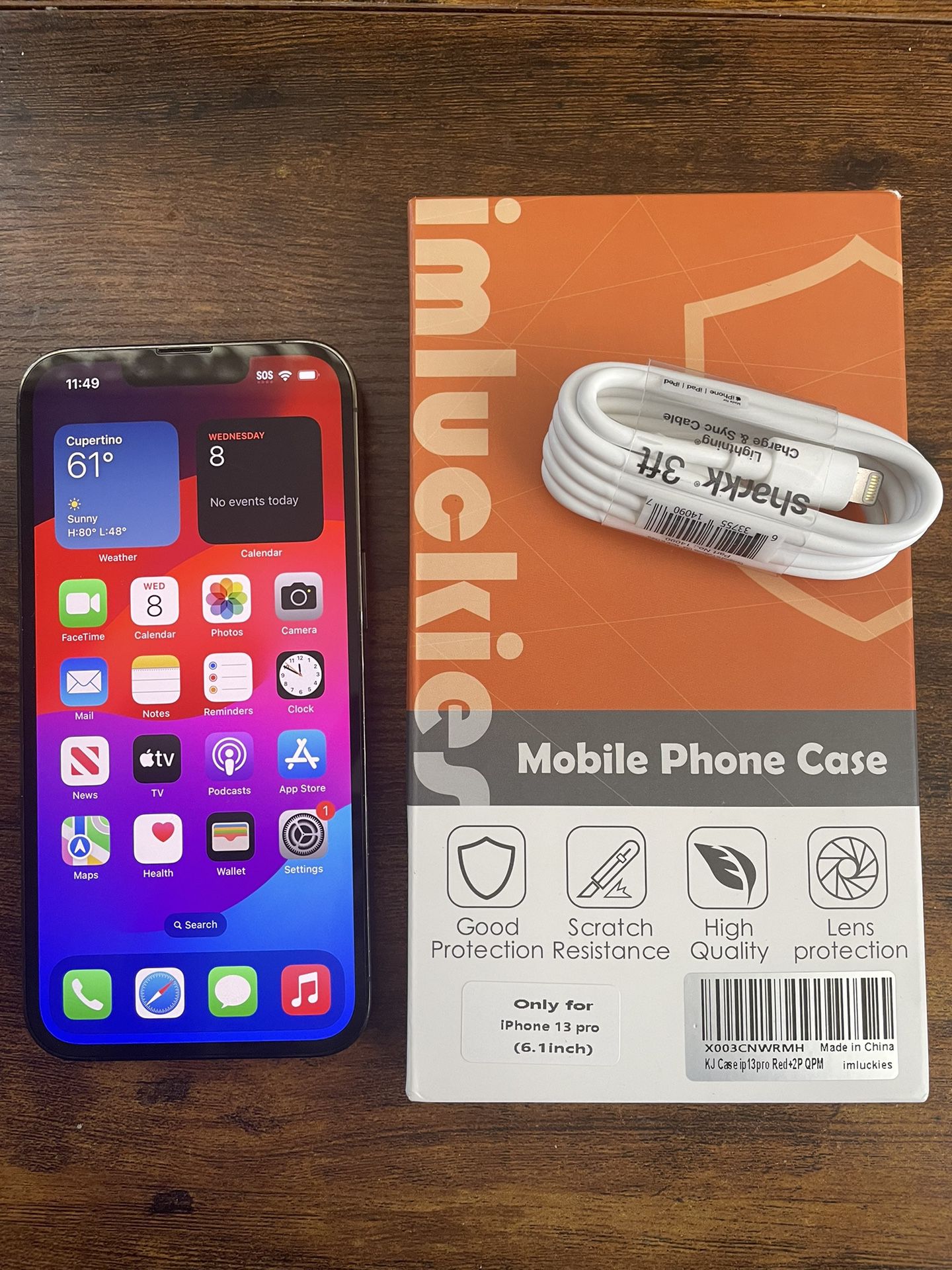  Like-New iPhone 13 Pro! bundle With Warranty Included!🔥 Unlocked 🌏