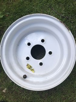 Trailer tire rim