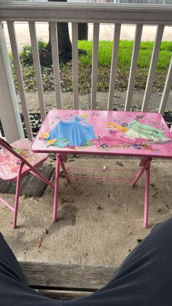Table and chair
