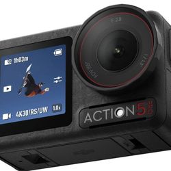 DJI Osmo 5 Standard Combo Action Camera: 40MP, 4K UHD Video, 64GB