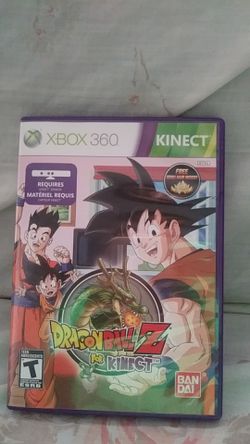 Sensor Kinect Usado Para Xbox 360 Com Jogo Dragon Ball Z for Kinect