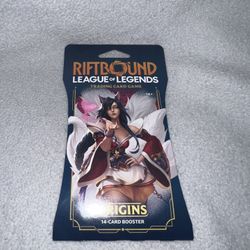 Riftbound - League of Legends Trading Card Game: Origins Sleeved Booster Pack 