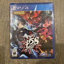 In Hand, Brand New, Never Opened Factory Sealed PS4 - The Persona Strikers 5 - Video Game