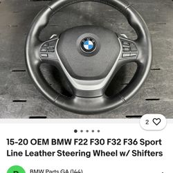  Bmw steering wheel