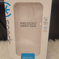 Speck Presidio Perfect-Clear case for the New iPhone Pro Max (2024)
