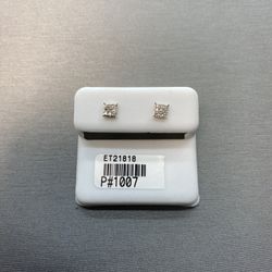 10kt Gold & Diamond Earrings Available On Special Sale 