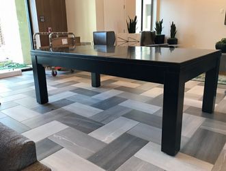7 foot Oslo Pool Table - Dining Topper Included
