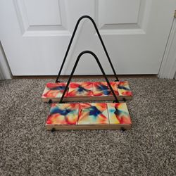 Custom Tiled Modern Wall Shelves 