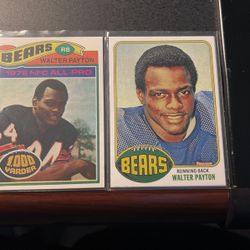 Walter Payton Rookie & 2nd Year Reprint Cards