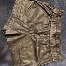 Leather Shorts 