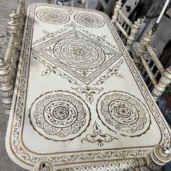 6 Chair Dining Set Hand painted Gorgeous  (!! Send OFFERS!!) 