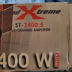 BRAND NEW 5 CHANNEL CAR AMP 