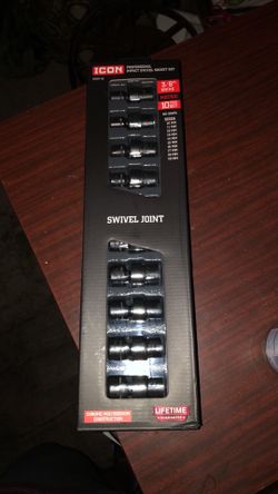 ICON 3/8 drive swivel socket set