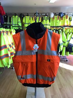 Class 2 insulated safety vest