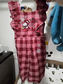 Snoopy Christmas Overalls