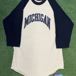 Vintage 1970s university of Michigan longsleeve