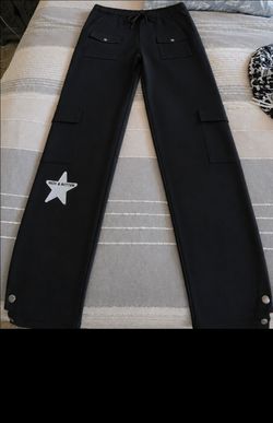 Rich & Rotten Black Cargo Pants