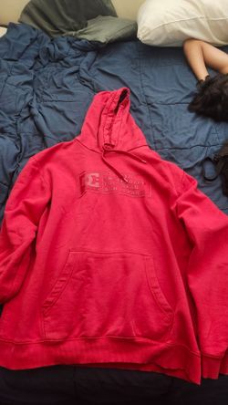 DC red hoodie size XL