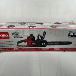 Toro Chainsaw Brand New Kit With Battery And Charger