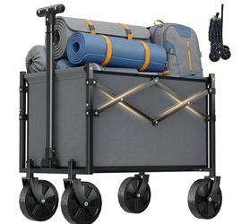 collapsible wagon ,black color