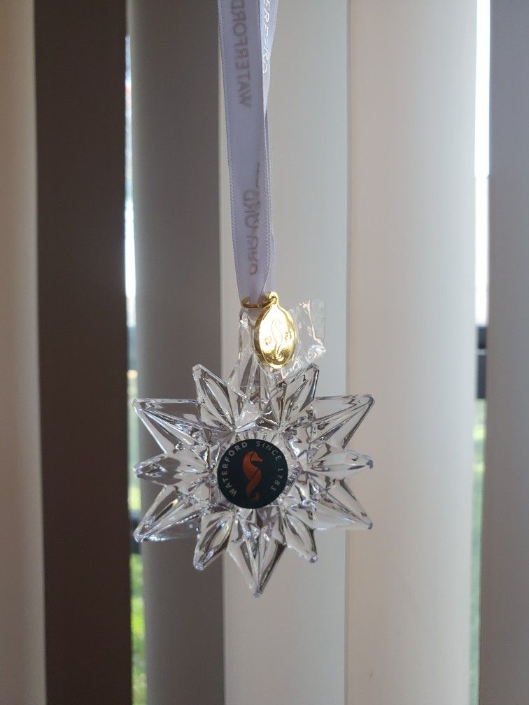 Waterford Crystal Snowflake Ornament